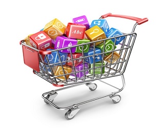 E-Commerce website shopping cart icon